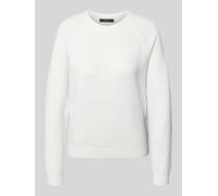 Vero Moda Regular Fit Strickpullover mit Crew Neck Modell 'DOFFYSHINE' in Silber, Größe XS