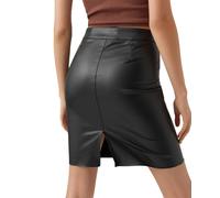 Vero Moda Rock Olympia in schwarzer Lederoptik S Regular Fit