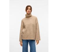 Vero Moda Rollkragenpullover in Beige - Größe S | Damen Pullover Cardigans