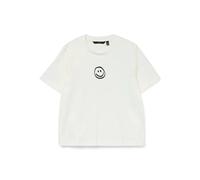 Vero Moda Top VMSARA METTE SS – Boxy Fit, reine Baumwolle – Weiß XS – Damen