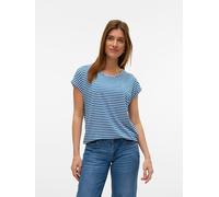 VERO MODA Vmava Ss Top Stripe Ga JRS Noos