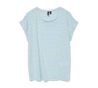 VERO MODA Vmava Ss Top Stripe Ga JRS Noos