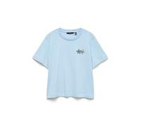 VERO MODA - VMSARA METTE SS TOP BOX JRS NOOS Cashmere Blue - Gr. - XS