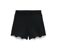 Shorts VERO MODA "VMLOUISE HW SHORTS", Damen, Gr. M (38), N-Gr, schwarz, Web, Obermaterial: 100% Baumwolle, unifarben, regular fit kurz, Hosen Shorts, Baumwolle, regular fit (99386562-M) schwarz