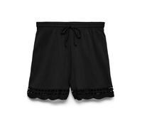 VERO MODA Regular Fit Shorts aus reiner Baumwolle Modell 'GABBY' in Black, Größe M