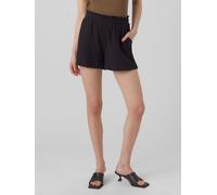 Vero Moda Shorts VMNATALI HW NATALI – Loose Fit, 100% Baumwolle, Schwarz, Größe XS