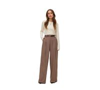 Vero Moda Pullover VMSILJE LS O-Neck, Rundhals, 77% Viskose/23% Polyester, Creme, Gr. L