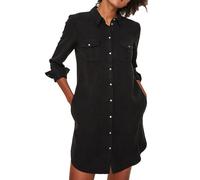 Vero Moda Silla - schwarzes Shirtkleid in Minilänge S Regular Fit