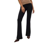 Vero Moda Slim Fit Hose Kamma in Schwarz mit ausgestelltem Bein XL-L34 Regular Fit
