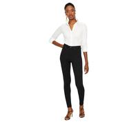High-waist-Jeans VERO MODA "VMSOPHIA" Gr. XS, Länge 30, schwarz (black) Damen Jeans Röhrenjeans aus softem Modal (54677123-XS)