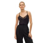 Vero Moda Spitzentop Ana mit V-Ausschnitt in Schwarz XXL Regular Fit