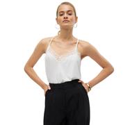 Vero Moda Spitzentop Ana mit V-Ausschnitt in Weiß XS Regular Fit