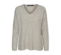 Vero Moda Crew Lefile V-ausschnitt M Birch / Silver Sconce / Nomad Melange (Herstellerartikelnummer: 10233357-Birch/SilverSconce/NomadMelange-M)
