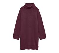 Vero Moda - Strickkleid für Damen, Rollkragen, Jerseyware (Weinrot) EU 36 / UK 8