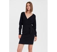 Vero Moda Hollyrem Curve Langärmliges Kurzes Kleid XL Black