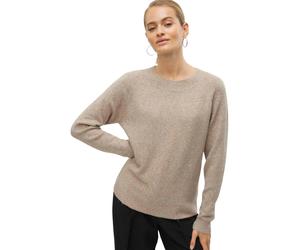 Vero Moda Strickpullover Doffy in melierter Sepia Optik M Regular Fit