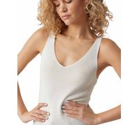Stricktop VERO MODA "VMNEWLEX SUN SL TOP GA NOOS", Damen, Gr. M, weiß (snow weiß), Strick, Obermaterial: 50% Viskose (LENZING™ ECOVERO™), 25% Baumwolle, 25% Polyacryl, figurbetont hüftlang, V-Ausschni