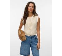 Vero Moda Strickweste in Creme - Größe L | Damenjacken
