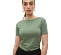 Vero Moda T-Shirt mit U-Boot-Ausschnitt Modell 'PANDA' in Oliv, Größe XS