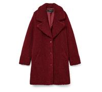 Vero Moda Teddymantel in Bordeaux - Größe XS | Damenjacken