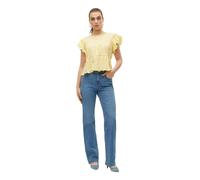 Vero Moda Tessa Straight Li3114 Hochtaillierte Jeans 32 Medium Blue Denim