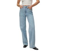 Vero Moda Tessa Jeans mit hoher Taille in Hellblau W26-L34 Straight Fit