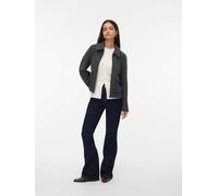 Vero Moda Regular Fit Jacke mit Pattentaschen Modell 'SAFIR' in Anthrazit Melange, Größe S