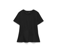 VERO MODA - VMABBY SS PEPLUM TOP JRS Black - Gr. - L