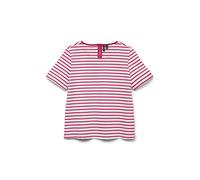 VERO MODA - VMABBY SS ZIP TOP JRS NOOS Snow White - Gr. - M