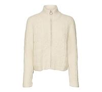 VERO MODA VMADRIANA LS HIGHNCK Zip Cardigan GA Boo