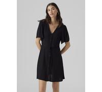 VERO MODA - VMALBA SS SHORT DRESS WVN NOOS Black - Gr. - M