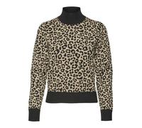 VERO MODA - VMARIA ART LS HIGH-NECK PULLOVER GA Black - Gr. - XS