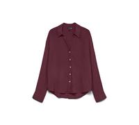 VERO MODA - VMAURA LS SHIRT WVN NOOS Windsor Wine - Gr. - XS