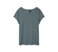 VERO MODA Damen Vmava Plain Ss Top Gajrs Noos T-Shirt, North Atlantic, L
