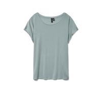 Vero Moda Relaxed Fit T-Shirt mit fixiertem Umschlag Modell 'MAVA' in Schilf, Größe M