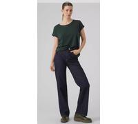 Rundhalsshirt VERO MODA "VMAVA PLAIN SS TOP GAJRS NOOS", Damen, Gr. M, pine grove, Jersey, Obermaterial: 95% Lyocell, 5% Elasthan, unifarben, regular fit normal, Rundhals, Shirts Rundhalsshirt (236616