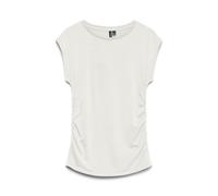 Vero Moda Rundhalsshirt VMAVASARAH SL TOP JRS NOOS Damen Lyocell-Mix Weiß Größe XS