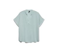 Shirtbluse VERO MODA "VMBEAUTY SS TOP GA NOOS", Damen, Gr. S, gray mist, Web, Obermaterial: 100% Viskose, unifarben, normal, V-Ausschnitt, Blusen, Viskose, regular fit (63245851-S) gray mist