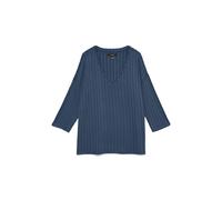 VERO MODA - VMBRIANNAMIX 3/4 V-NECK PULLOVER BOO Dark Denim - Gr. - XS