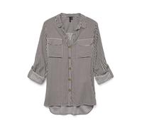VERO MODA - VMBUMPY L/S SHIRT NEW WVN NOOS winetasting - Gr. - S