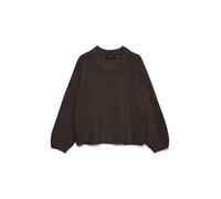 VERO MODA - VMCARMEN LS O-NECK PULLOVER Chocolate Torte - Gr. - M