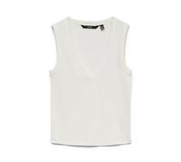 Vero Moda Slim Fit Tank Top aus Baumwoll-Mix Modell 'CHLOE' in Weiss, Größe S