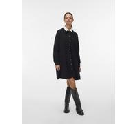 VERO MODA - VMCLEO SHORT SHIRT DRESS WVN GA black - Gr. - M