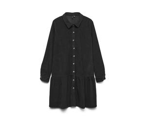 VERO MODA - VMCLEO SHORT SHIRT DRESS WVN GA Black - Gr. - M