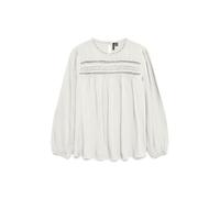 Vero Moda Regular Fit Langarmbluse aus reiner Viskose Modell 'DEBBIE' in Weiss, Größe XS