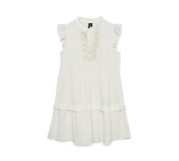 VERO MODA - VMDICTHE EMB SHORT DRESS WVN GA Snow White - Gr. - S
