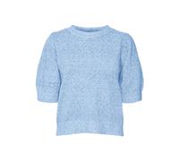VERO MODA Damen VMDOFFY 2/4 O-Neck Pullover GA NOOS Strickpullover, Little Boy Blue/Detail:Melange, LW / 34L