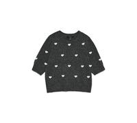 VERO MODA - VMDOFFY INTARSIA 2/4 O-NK PULLOVER NOOS Dark Grey Melange - Gr. - XS