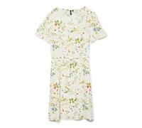 Vero Moda Mini-Freizeitkleid aus reiner Viskose Modell 'EASY JOY' in Offwhite, Größe XS