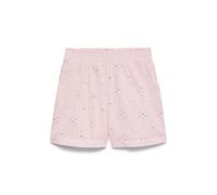 Shorts VERO MODA "VMELIZA HW SHORTS WVN NOOS", Damen, Gr. S (36), N-Gr, pink, a, boo, Web, Obermaterial: 100% Baumwolle, unifarben, kurz, Hosen Shorts, Baumwolle, high waist, Allover - Stickerei (4684